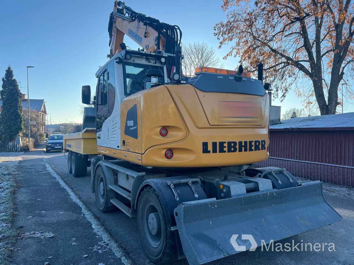 Hjulgrävare Liebherr 918 Compact Litronic med kärra - Rupsgraafmachine: afbeelding 5 Hjulgrävare Liebherr 918 Compact Litronic med kärra - Rupsgraafmachine: afbeelding 5