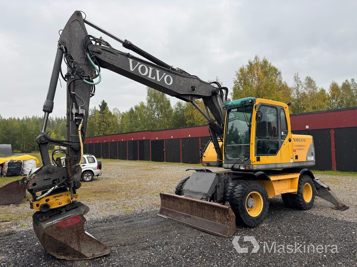 Hjulgrävare Volvo EW160B med tillbehör - Rupsgraafmachine: afbeelding 1 Hjulgrävare Volvo EW160B med tillbehör - Rupsgraafmachine: afbeelding 1