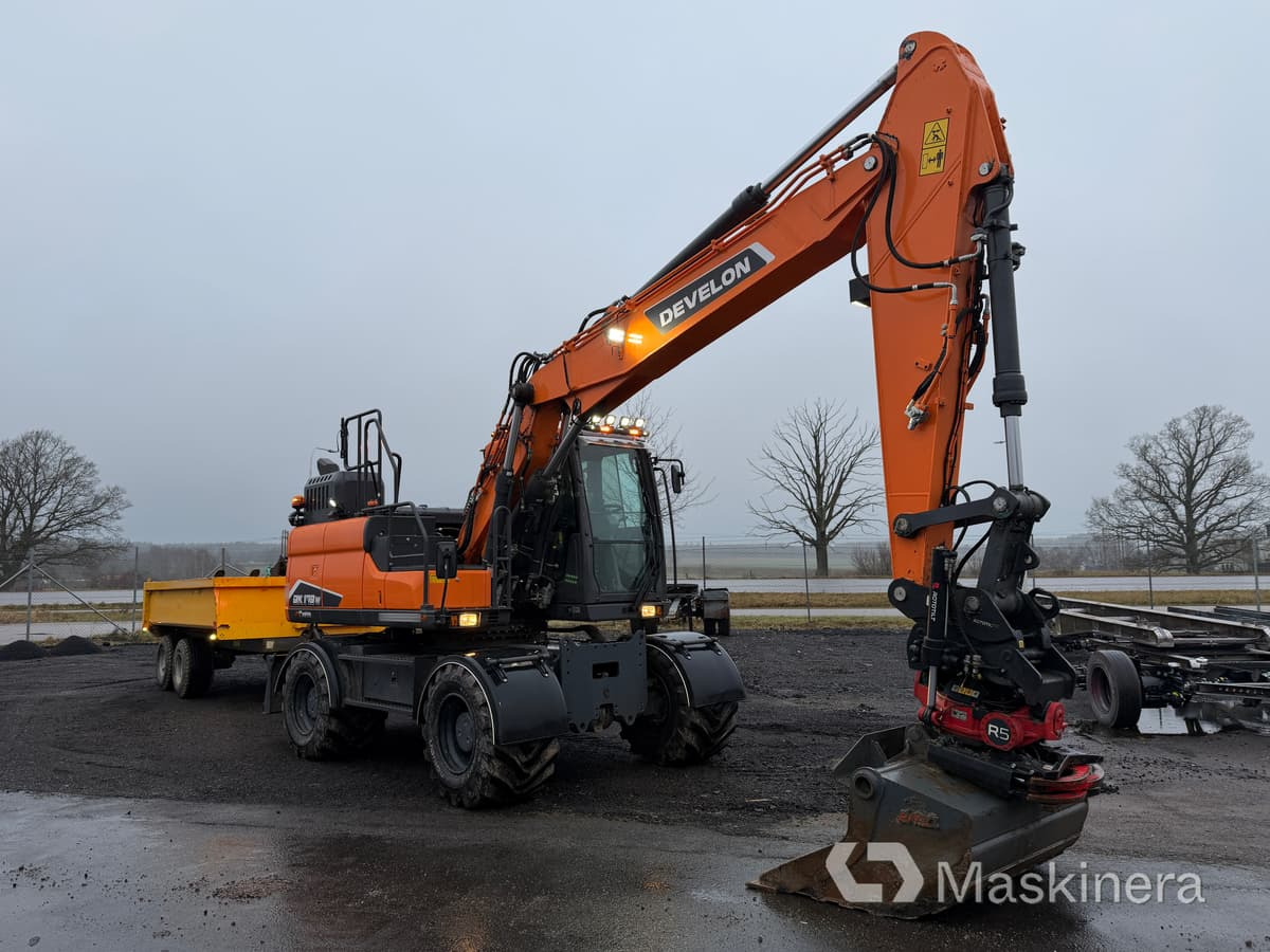 Hjulgrävare Develon DX170W-7 med tillbehör - Rupsgraafmachine: afbeelding 3 Hjulgrävare Develon DX170W-7 med tillbehör - Rupsgraafmachine: afbeelding 3