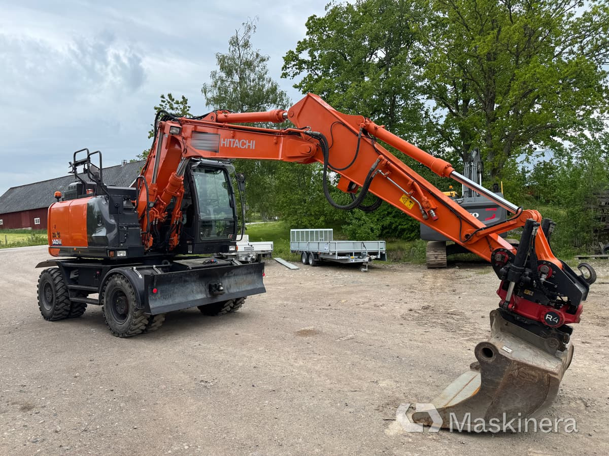 Hjulgrävare Hitachi Zaxis 140W med redskap - Rupsgraafmachine: afbeelding 3 Hjulgrävare Hitachi Zaxis 140W med redskap - Rupsgraafmachine: afbeelding 3