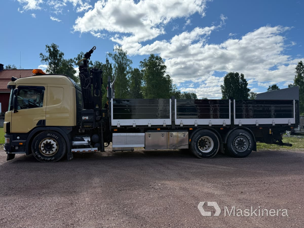 Kranbil Scania 114G - Vrachtwagen met open laadbak, Kraanwagen: afbeelding 2 Kranbil Scania 114G - Vrachtwagen met open laadbak, Kraanwagen: afbeelding 2