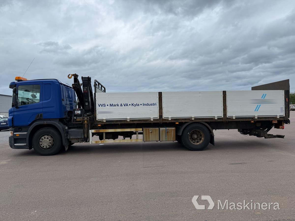 Kranbil Scania P320 - Vrachtwagen met open laadbak, Kraanwagen: afbeelding 2 Kranbil Scania P320 - Vrachtwagen met open laadbak, Kraanwagen: afbeelding 2