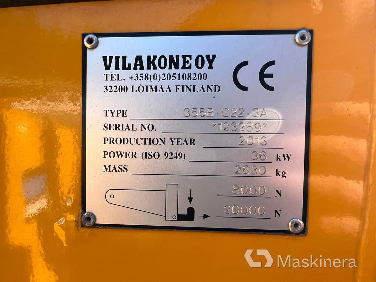 Wiellader Redskapsbärare Wille 355B: afbeelding 50