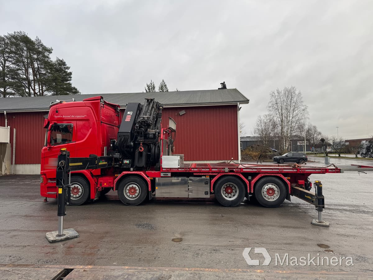Scania R520B8X2*6NB Kranbil Scania R520 - Vrachtwagen met open laadbak, Kraanwagen: afbeelding 2 Scania R520B8X2*6NB Kranbil Scania R520 - Vrachtwagen met open laadbak, Kraanwagen: afbeelding 2