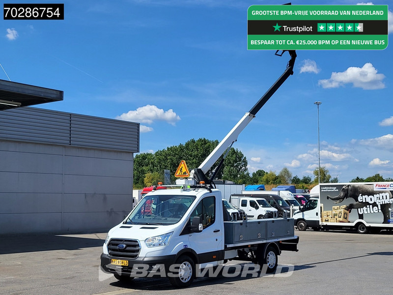 Ford Transit 130pk Hoogwerker 11meter Werkhoogte Trekhaak Airco Cruise Euro6 Nacelle Arbeitsbühne 1Personen Trekhaak Cruise control - Bestelwagen: afbeelding 1 Ford Transit 130pk Hoogwerker 11meter Werkhoogte Trekhaak Airco Cruise Euro6 Nacelle Arbeitsbühne 1Personen Trekhaak Cruise control - Bestelwagen: afbeelding 1