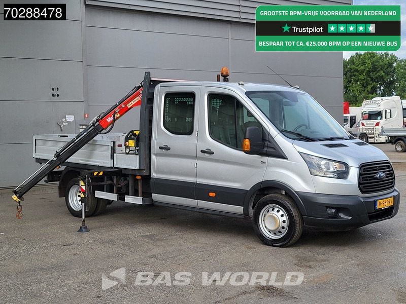 Ford Transit 105pk Kraanwagen Fassi M10A.12 Dubbel Cabine Dubbellucht Trekhaak Euro6 Crane Kran Kranwagen Trekhaak - Bestelwagen open laadbak: afbeelding 1 Ford Transit 105pk Kraanwagen Fassi M10A.12 Dubbel Cabine Dubbellucht Trekhaak Euro6 Crane Kran Kranwagen Trekhaak - Bestelwagen open laadbak: afbeelding 1