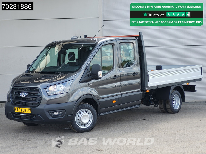 Ford Transit 170pk Automaat Dubbel Cabine 3500kg Trekhaak Open Laadbak Pritsche SYNC4 scherm Camera Airco Trekhaak Cruise control - Bestelwagen open laadbak: afbeelding 1 Ford Transit 170pk Automaat Dubbel Cabine 3500kg Trekhaak Open Laadbak Pritsche SYNC4 scherm Camera Airco Trekhaak Cruise control - Bestelwagen open laadbak: afbeelding 1