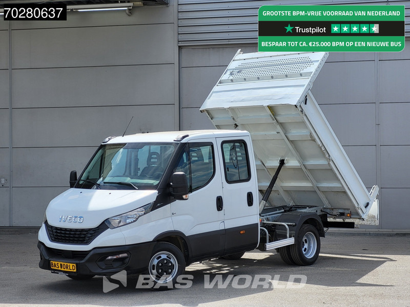Iveco Daily 35C14 Kipper Dubbel Cabine Dubbellucht 3,5t Trekhaak Airco Cruise Euro6 Kieper Tipper Benne Airco Dubbel cabine Trekhaak Cruise - Kipper bestelwagen: afbeelding 1 Iveco Daily 35C14 Kipper Dubbel Cabine Dubbellucht 3,5t Trekhaak Airco Cruise Euro6 Kieper Tipper Benne Airco Dubbel cabine Trekhaak Cruise - Kipper bestelwagen: afbeelding 1