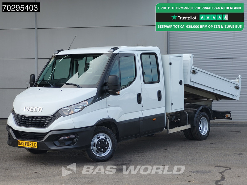 Iveco Daily 35C14 Kipper met Kist Dubbel Cabine Dubbellucht 3,5t Trekhaak Airco Cruise Euro6 Kieper Tipper Benne 2m3 Airco Trekhaak Cruise c - Kipper bestelwagen: afbeelding 1 Iveco Daily 35C14 Kipper met Kist Dubbel Cabine Dubbellucht 3,5t Trekhaak Airco Cruise Euro6 Kieper Tipper Benne 2m3 Airco Trekhaak Cruise c - Kipper bestelwagen: afbeelding 1