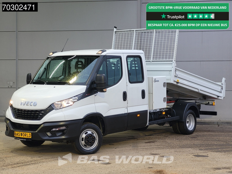Iveco Daily 35C16 3.0L Kipper met Kist Dubbel Cabine Dubbellucht 3,5t Trekhaak 160PK Airco Cruise Euro6 Tipper Benne Kieper Airco Trekhaak C - Kipper bestelwagen: afbeelding 1 Iveco Daily 35C16 3.0L Kipper met Kist Dubbel Cabine Dubbellucht 3,5t Trekhaak 160PK Airco Cruise Euro6 Tipper Benne Kieper Airco Trekhaak C - Kipper bestelwagen: afbeelding 1