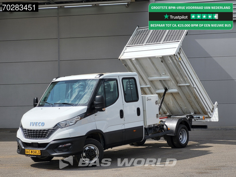 Iveco Daily 35C16 3.0L Kipper met Kist Dubbel Cabine Dubbellucht 3,5t Trekhaak Airco Cruise Euro6 Kieper Tipper Benne Airco Trekhaak Cruise - Kipper bestelwagen: afbeelding 1 Iveco Daily 35C16 3.0L Kipper met Kist Dubbel Cabine Dubbellucht 3,5t Trekhaak Airco Cruise Euro6 Kieper Tipper Benne Airco Trekhaak Cruise - Kipper bestelwagen: afbeelding 1