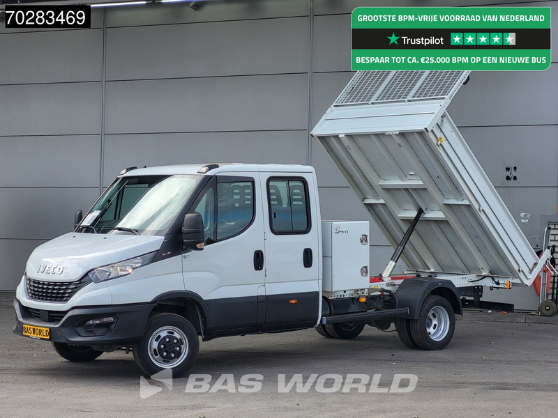 Iveco Daily 35C16 3.0L Kipper met Kist Dubbel Cabine Dubbellucht 3,5t Trekhaak Navi Airco Cruise Camera Euro6 Kieper Tipper Benne 2m3 Airco - Kipper bestelwagen: afbeelding 1 Iveco Daily 35C16 3.0L Kipper met Kist Dubbel Cabine Dubbellucht 3,5t Trekhaak Navi Airco Cruise Camera Euro6 Kieper Tipper Benne 2m3 Airco - Kipper bestelwagen: afbeelding 1