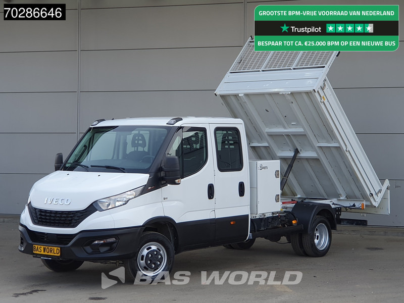 Iveco Daily 35C16 3.0L Open Laadbak met Kist Dubbel Cabine Dubbellucht 3,5t Trekhaak Airco Cruise Euro6 Pritsche Pickup Open Box Airco Trekh - Bestelwagen open laadbak: afbeelding 1 Iveco Daily 35C16 3.0L Open Laadbak met Kist Dubbel Cabine Dubbellucht 3,5t Trekhaak Airco Cruise Euro6 Pritsche Pickup Open Box Airco Trekh - Bestelwagen open laadbak: afbeelding 1
