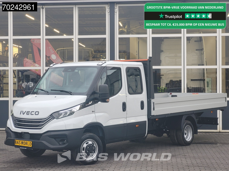 Iveco Daily 35C18 3.0L Automaat 180PK 2025-model Dubbel Cabine Open laadbak Navi ACC LED 3,5T Trekvermogen Euro6 Pritsche Pickup Airco Dubbe - Bestelwagen open laadbak: afbeelding 1 Iveco Daily 35C18 3.0L Automaat 180PK 2025-model Dubbel Cabine Open laadbak Navi ACC LED 3,5T Trekvermogen Euro6 Pritsche Pickup Airco Dubbe - Bestelwagen open laadbak: afbeelding 1