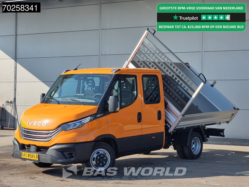 Iveco Daily 35C21 3-Zijdige Kipper Dubbel Cabine 210PK 3.0L Dubbellucht 3,5t Trekhaak ACC Airco LED Camera CarPlay Euro6 Tipper Benne Kieper - Kipper bestelwagen: afbeelding 1 Iveco Daily 35C21 3-Zijdige Kipper Dubbel Cabine 210PK 3.0L Dubbellucht 3,5t Trekhaak ACC Airco LED Camera CarPlay Euro6 Tipper Benne Kieper - Kipper bestelwagen: afbeelding 1