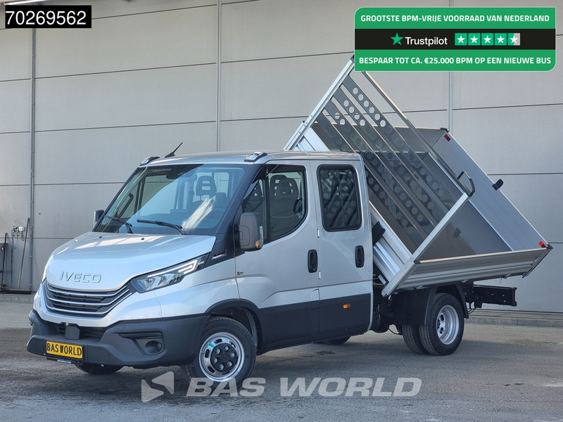 Iveco Daily 35C21 3 zijdige Kipper Dubbel Cabine 210PK 3.0L Dubbellucht Airco Cruise LED Camera Tipper Benne Kieper 2m3 Airco Dubbel cabine - Kipper bestelwagen: afbeelding 1 Iveco Daily 35C21 3 zijdige Kipper Dubbel Cabine 210PK 3.0L Dubbellucht Airco Cruise LED Camera Tipper Benne Kieper 2m3 Airco Dubbel cabine - Kipper bestelwagen: afbeelding 1