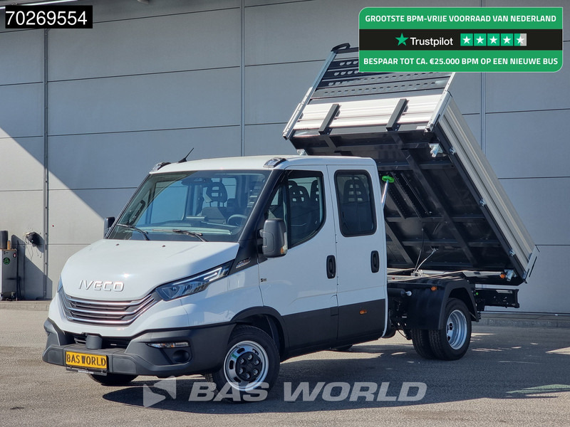 Iveco Daily 35C21 3 zijdige Kipper Dubbel Cabine 210PK 3.0L Dubbellucht Airco Cruise LED Camera Tipper Benne Kieper 2m3 Airco Trekhaak - Kipper bestelwagen: afbeelding 1 Iveco Daily 35C21 3 zijdige Kipper Dubbel Cabine 210PK 3.0L Dubbellucht Airco Cruise LED Camera Tipper Benne Kieper 2m3 Airco Trekhaak - Kipper bestelwagen: afbeelding 1