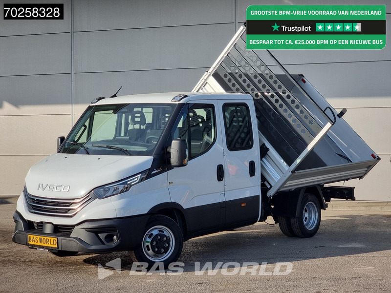 Iveco Daily 35C21 3 zijdige Kipper Dubbel Cabine 210PK 3.0L Dubbellucht Airco Cruise LED Camera Tipper Benne Kieper 2m3 Airco Trekhaak - Kipper bestelwagen: afbeelding 1 Iveco Daily 35C21 3 zijdige Kipper Dubbel Cabine 210PK 3.0L Dubbellucht Airco Cruise LED Camera Tipper Benne Kieper 2m3 Airco Trekhaak - Kipper bestelwagen: afbeelding 1