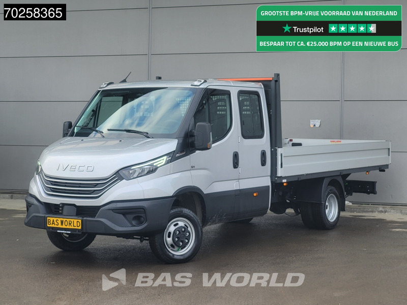Iveco Daily 35C21 Automaat 2025model Open laadbak Dubbel Cabine CarPlay ACC LED 3,5T Trekvermogen Pritsche Pickup Airco Dubbel cabine - Bestelwagen open laadbak: afbeelding 1 Iveco Daily 35C21 Automaat 2025model Open laadbak Dubbel Cabine CarPlay ACC LED 3,5T Trekvermogen Pritsche Pickup Airco Dubbel cabine - Bestelwagen open laadbak: afbeelding 1