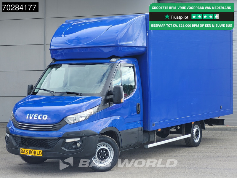 Iveco Daily 35S14 Automaat Bakwagen Achterdeuren 488cm lang! Airco Cruise Camera Euro6 Meubelbak Koffer 24m3 Airco Cruise control - Bestelwagen gesloten laadbak: afbeelding 1 Iveco Daily 35S14 Automaat Bakwagen Achterdeuren 488cm lang! Airco Cruise Camera Euro6 Meubelbak Koffer 24m3 Airco Cruise control - Bestelwagen gesloten laadbak: afbeelding 1
