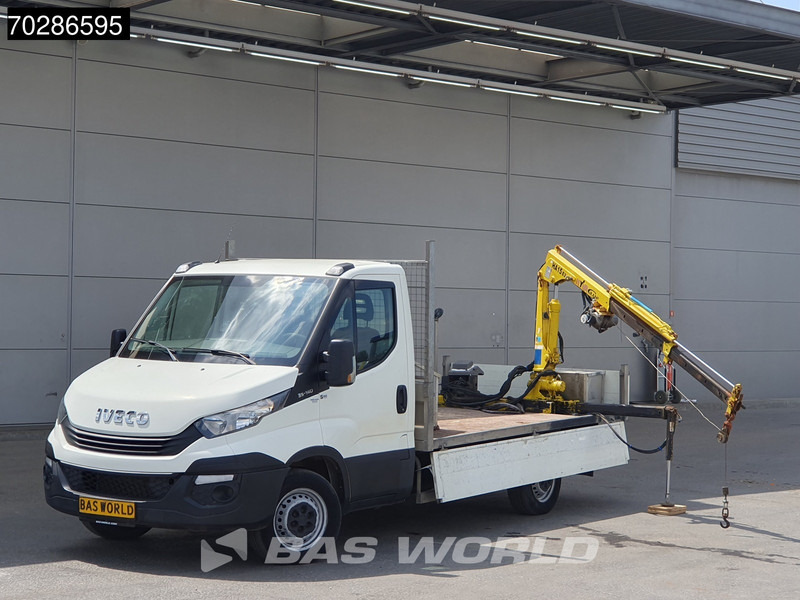Iveco Daily 35S14 Open Laadbak Kraanwagen Hyva HA15 Euro6 3,5t Trekhaak Crane Kranwagen Pritsche Pickup Open Box Trekhaak - Bestelwagen open laadbak: afbeelding 5 Iveco Daily 35S14 Open Laadbak Kraanwagen Hyva HA15 Euro6 3,5t Trekhaak Crane Kranwagen Pritsche Pickup Open Box Trekhaak - Bestelwagen open laadbak: afbeelding 5