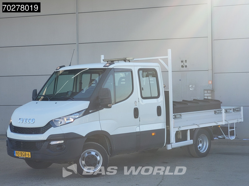 Iveco Daily 50C17 3.0L Automaat DC Open laadbak Kraan Hiab 017T-2 Airco APK 10-2025 Pickup Crane Kraanwagen Pritsche Airco Dubbel cabine - Bestelwagen open laadbak: afbeelding 5 Iveco Daily 50C17 3.0L Automaat DC Open laadbak Kraan Hiab 017T-2 Airco APK 10-2025 Pickup Crane Kraanwagen Pritsche Airco Dubbel cabine - Bestelwagen open laadbak: afbeelding 5