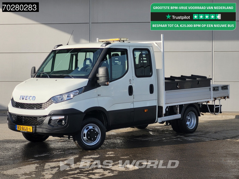 Iveco Daily 50C17 3,0L Automaat HIAB 017T-2 DC Open laadbak Dubbellucht Airco Euro6 Pickup Crane Kraanwagen Pritsche Airco Dubbel cabine - Bestelwagen open laadbak: afbeelding 1 Iveco Daily 50C17 3,0L Automaat HIAB 017T-2 DC Open laadbak Dubbellucht Airco Euro6 Pickup Crane Kraanwagen Pritsche Airco Dubbel cabine - Bestelwagen open laadbak: afbeelding 1