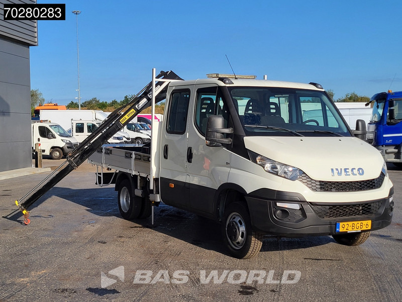 Iveco Daily 50C17 3,0L Automaat HIAB 017T-2 DC Open laadbak Kraan Dubbellucht Airco Euro6 Pickup Crane Kraanwagen Pritsche Airco Dubbel cabi - Bestelwagen open laadbak: afbeelding 3 Iveco Daily 50C17 3,0L Automaat HIAB 017T-2 DC Open laadbak Kraan Dubbellucht Airco Euro6 Pickup Crane Kraanwagen Pritsche Airco Dubbel cabi - Bestelwagen open laadbak: afbeelding 3