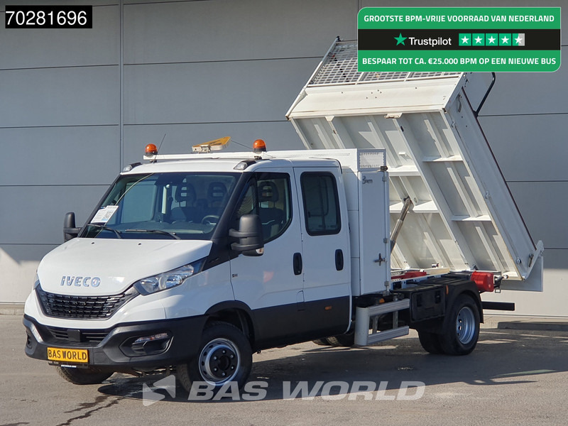 Iveco Daily 70C18 3.0L Kipper Dubbel Cabine Dubbellucht 3,5t Trekhaak Airco Cruise Camera Zwaailampen Euro6 Tipper Benne Kieper 2m3 Airco Tr - Kipper bestelwagen: afbeelding 1 Iveco Daily 70C18 3.0L Kipper Dubbel Cabine Dubbellucht 3,5t Trekhaak Airco Cruise Camera Zwaailampen Euro6 Tipper Benne Kieper 2m3 Airco Tr - Kipper bestelwagen: afbeelding 1