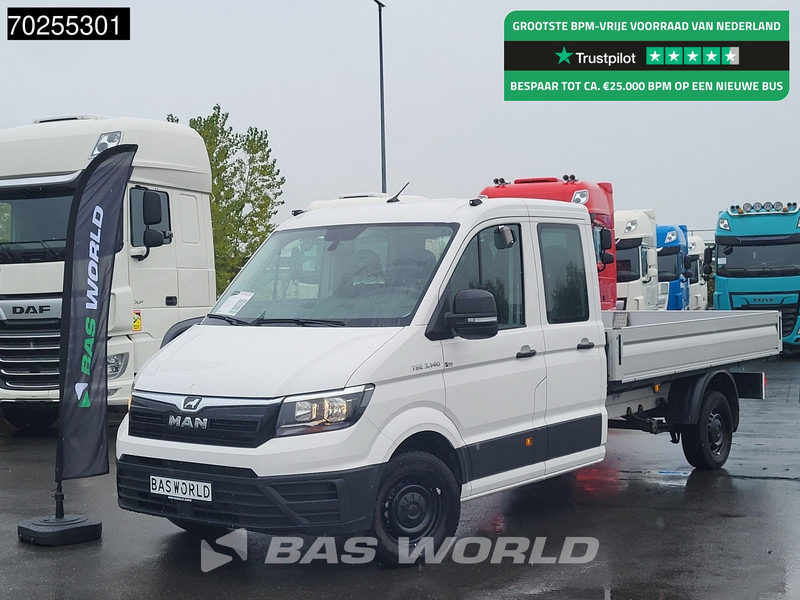 MAN TGE 3.140 Automaat Open Laadbak Trekhaak Airco Cruise Euro6 Pickup Pritsche Open Box Airco Trekhaak Cruise control - Bestelwagen open laadbak: afbeelding 1 MAN TGE 3.140 Automaat Open Laadbak Trekhaak Airco Cruise Euro6 Pickup Pritsche Open Box Airco Trekhaak Cruise control - Bestelwagen open laadbak: afbeelding 1