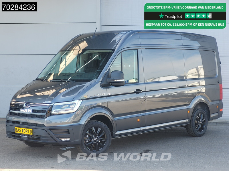 MAN TGE 3.180 Automaat 180PK L3H3 LED Airco Cruise Trekhaak Camera Parkeersensoren L2H2 12m3 Airco Trekhaak - Gesloten bestelwagen: afbeelding 1 MAN TGE 3.180 Automaat 180PK L3H3 LED Airco Cruise Trekhaak Camera Parkeersensoren L2H2 12m3 Airco Trekhaak - Gesloten bestelwagen: afbeelding 1