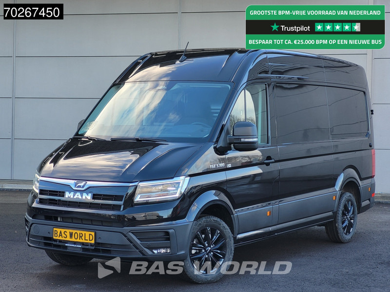 MAN TGE 3.180 Automaat 2025 model Facelift Black Edition L3H3 ACC Trekhaak L2H2 11m3 Airco Trekhaak - Gesloten bestelwagen: afbeelding 1 MAN TGE 3.180 Automaat 2025 model Facelift Black Edition L3H3 ACC Trekhaak L2H2 11m3 Airco Trekhaak - Gesloten bestelwagen: afbeelding 1