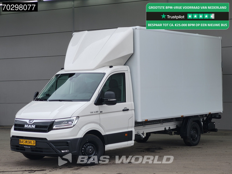 MAN TGE 3.180 Automaat Laadklep Bakwagen 2025 Facelift Navi LED Airco Cruise Euro6 Meubelbak Koffer Airco Cruise control - Bestelwagen gesloten laadbak: afbeelding 1 MAN TGE 3.180 Automaat Laadklep Bakwagen 2025 Facelift Navi LED Airco Cruise Euro6 Meubelbak Koffer Airco Cruise control - Bestelwagen gesloten laadbak: afbeelding 1