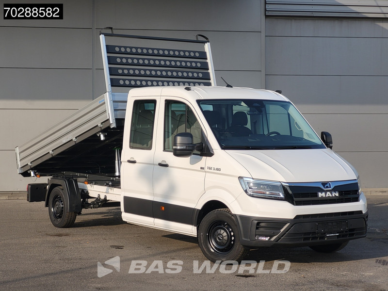 MAN TGE 3.180 Driezijdige Kipper Automaat Dubbel Cabine 2025 Facelift 180PK Trekhaak LED Navi ACC Airco Cruise Euro6 Kipper Tippe Benne Kieper - Kipper bestelwagen: afbeelding 2 MAN TGE 3.180 Driezijdige Kipper Automaat Dubbel Cabine 2025 Facelift 180PK Trekhaak LED Navi ACC Airco Cruise Euro6 Kipper Tippe Benne Kieper - Kipper bestelwagen: afbeelding 2