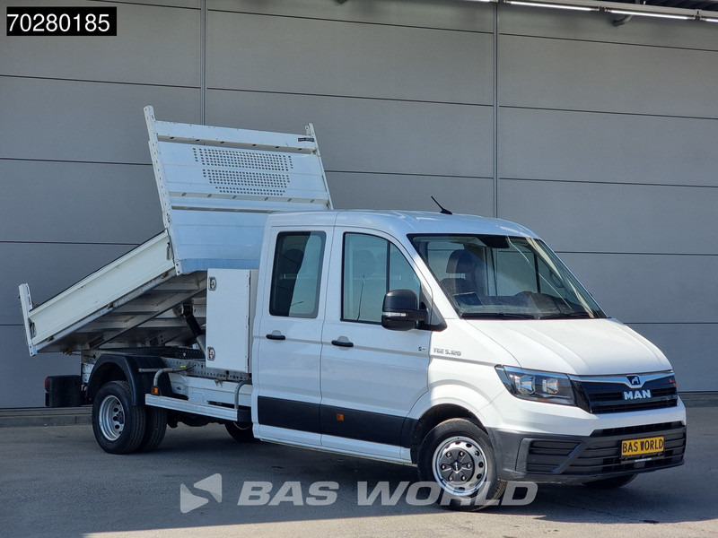 MAN TGE 5.120 Kipper met Kist Dubbel Cabine Dubbellucht 3,5t Trekhaak Navi Airco Cruise Camera Tipper Benne Kieper m3 Airco Dubbel cabine Trek - Kipper bestelwagen: afbeelding 3 MAN TGE 5.120 Kipper met Kist Dubbel Cabine Dubbellucht 3,5t Trekhaak Navi Airco Cruise Camera Tipper Benne Kieper m3 Airco Dubbel cabine Trek - Kipper bestelwagen: afbeelding 3