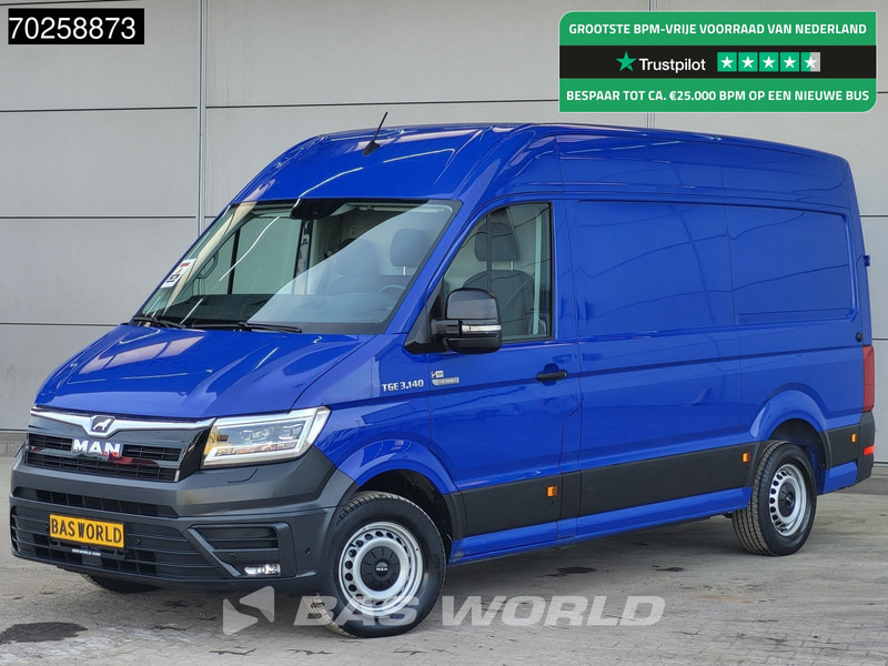 MAN TGE e-Tge Elektrisch Automaat L3H3 35,8KWh 115km WLTP Airco Cruise Camera 11m3 Airco Cruise control - Gesloten bestelwagen, Elektrische bedrijfswagen: afbeelding 1 MAN TGE e-Tge Elektrisch Automaat L3H3 35,8KWh 115km WLTP Airco Cruise Camera 11m3 Airco Cruise control - Gesloten bestelwagen, Elektrische bedrijfswagen: afbeelding 1
