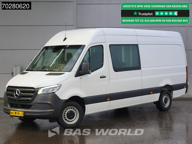 Gesloten bestelwagen Mercedes-Benz Sprinter 317 CDI Dubbel Cabine Automaat L3H2 LED Navi 360graden Camera ACC Parkeersensoren 10inch MBUX DC Doka Mixto 11m3 Airco Dubbel ca: afbeelding 1
