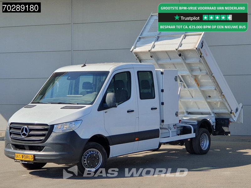 Mercedes-Benz Sprinter 514 CDI Open Laadbak met Kist Dubbel Cabine Dubbellucht 3,5t Trekhaak Airco Cruise Euro6 Pritsche Pickup Open Box 2m3 Airco Trek - Bestelwagen open laadbak: afbeelding 1 Mercedes-Benz Sprinter 514 CDI Open Laadbak met Kist Dubbel Cabine Dubbellucht 3,5t Trekhaak Airco Cruise Euro6 Pritsche Pickup Open Box 2m3 Airco Trek - Bestelwagen open laadbak: afbeelding 1