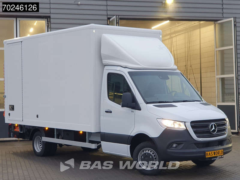 Nieuw Bestelwagen gesloten laadbak Mercedes-Benz Sprinter 515 CDI Automaat 1000kg Laadklep Zijdeur Dubbellucht Bakwagen MBUX Airco Cruise MBUX Koffer Meubelbak 21m3 Airco Cruise control: afbeelding 8
