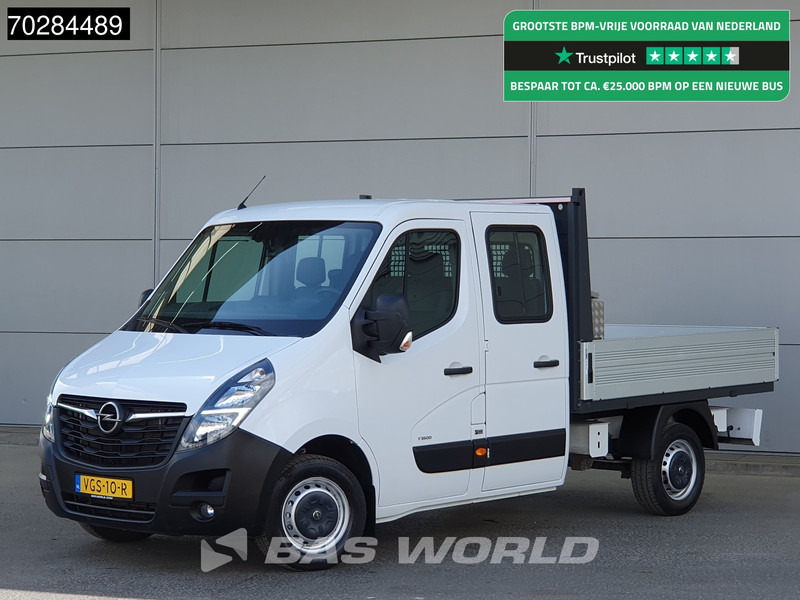 Opel Movano 135PK Open Laadbak Dubbel Cabine Trekhaak LED Airco Cruise Euro6 Pritsche Pickup Open Box Airco Trekhaak Cruise control - Bestelwagen open laadbak: afbeelding 1 Opel Movano 135PK Open Laadbak Dubbel Cabine Trekhaak LED Airco Cruise Euro6 Pritsche Pickup Open Box Airco Trekhaak Cruise control - Bestelwagen open laadbak: afbeelding 1