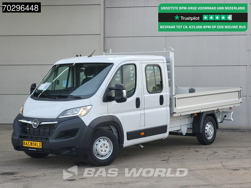 Opel Movano 140PK Dubbel Cabine Open Laadbak Airco Cruise Euro6 Pritsche Pickup Open Box Airco Cruise control - Bestelwagen open laadbak: afbeelding 1 Opel Movano 140PK Dubbel Cabine Open Laadbak Airco Cruise Euro6 Pritsche Pickup Open Box Airco Cruise control - Bestelwagen open laadbak: afbeelding 1