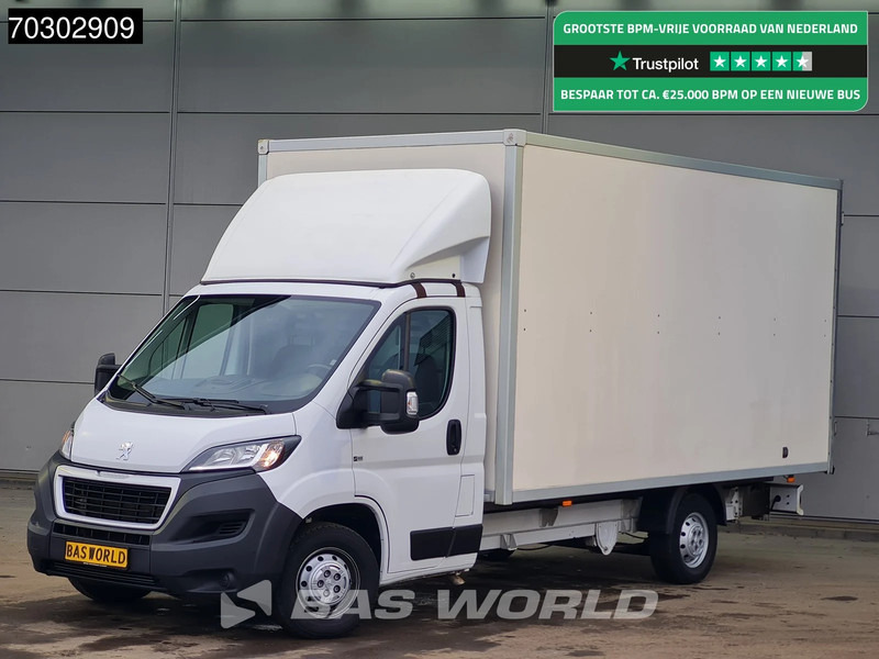 Peugeot Boxer 140pk Bakwagen Achterdeuren Airco Euro6 Meubelbak Koffer Airco - Bestelwagen gesloten laadbak: afbeelding 1 Peugeot Boxer 140pk Bakwagen Achterdeuren Airco Euro6 Meubelbak Koffer Airco - Bestelwagen gesloten laadbak: afbeelding 1