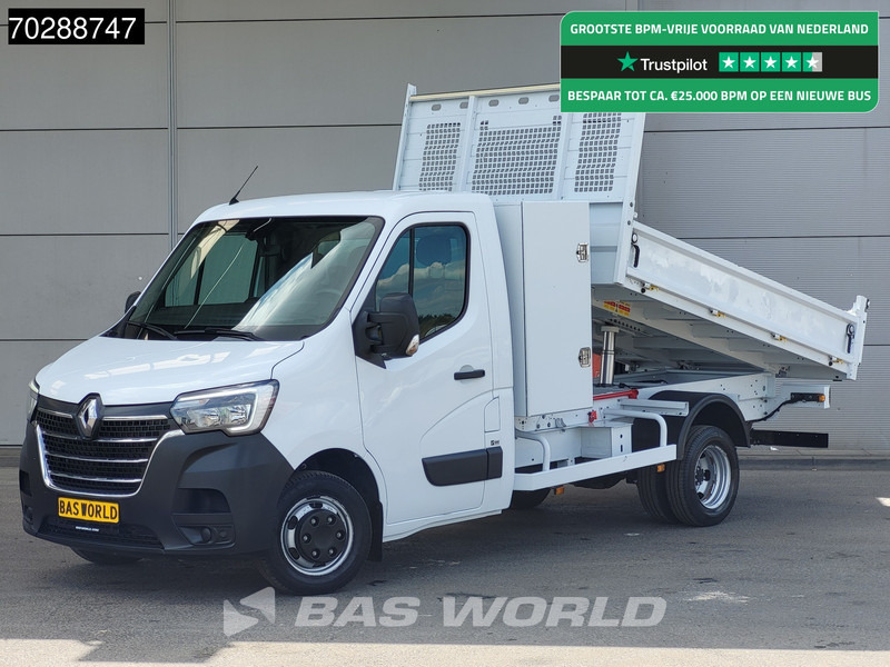 Renault Master 130pk Kipper met Kist Dubbellucht 3,5t Trekhaak LED Airco Cruise Euro6 Kieper Tipper Benne 2m3 Airco Trekhaak Cruise control - Kipper bestelwagen: afbeelding 1 Renault Master 130pk Kipper met Kist Dubbellucht 3,5t Trekhaak LED Airco Cruise Euro6 Kieper Tipper Benne 2m3 Airco Trekhaak Cruise control - Kipper bestelwagen: afbeelding 1