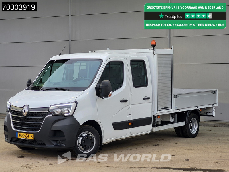 Renault Master 145PK Open Laadbak Dubbel Cabine 3,5t Trekhaak Dubbellucht LED Airco Cruise Standkachel APK 07-2026 Euro6 Pritsche Pickup Open Box Air - Bestelwagen open laadbak: afbeelding 1 Renault Master 145PK Open Laadbak Dubbel Cabine 3,5t Trekhaak Dubbellucht LED Airco Cruise Standkachel APK 07-2026 Euro6 Pritsche Pickup Open Box Air - Bestelwagen open laadbak: afbeelding 1