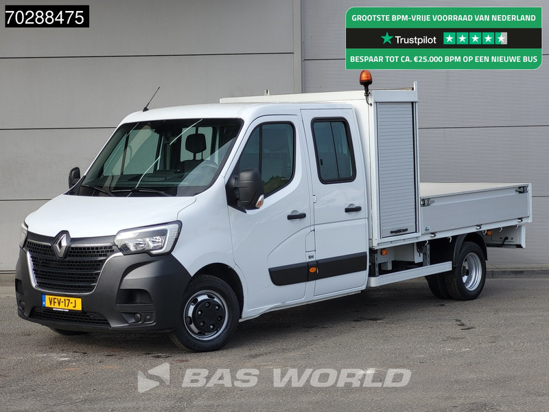 Renault Master 145PK Open Laadbak Dubbellucht 3,5t Trekhaak LED Airco Cruise Standkachel Euro6 Pritsche Pickup Open Box Airco Trekhaak Cruise control - Bestelwagen open laadbak: afbeelding 1 Renault Master 145PK Open Laadbak Dubbellucht 3,5t Trekhaak LED Airco Cruise Standkachel Euro6 Pritsche Pickup Open Box Airco Trekhaak Cruise control - Bestelwagen open laadbak: afbeelding 1