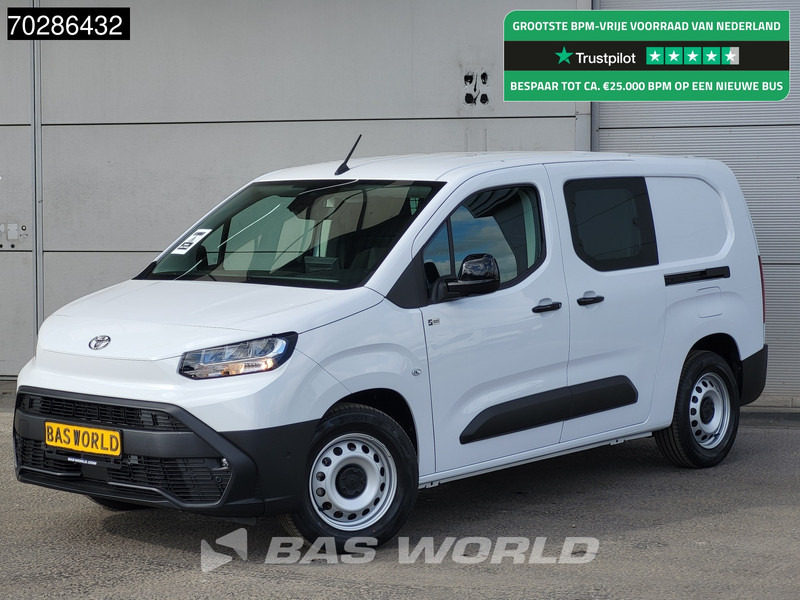 Toyota ProAce City 136pk Elektrisch 50kWh Long 2x Schuifdeur WLTP 275km LED Airco CarPlay Camera Parkeersensoren 3m3 Airco Cruise control - Kleine bestelwagen, Elektrische bedrijfswagen: afbeelding 1 Toyota ProAce City 136pk Elektrisch 50kWh Long 2x Schuifdeur WLTP 275km LED Airco CarPlay Camera Parkeersensoren 3m3 Airco Cruise control - Kleine bestelwagen, Elektrische bedrijfswagen: afbeelding 1