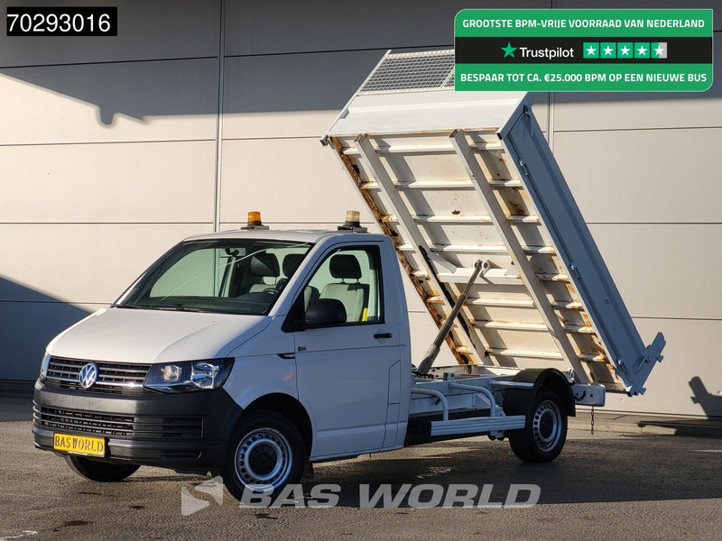 Volkswagen Transporter 150PK Kipper Trekhaak Euro6 Tipper Benne Kieper 2m3 Trekhaak - Kipper bestelwagen: afbeelding 1 Volkswagen Transporter 150PK Kipper Trekhaak Euro6 Tipper Benne Kieper 2m3 Trekhaak - Kipper bestelwagen: afbeelding 1