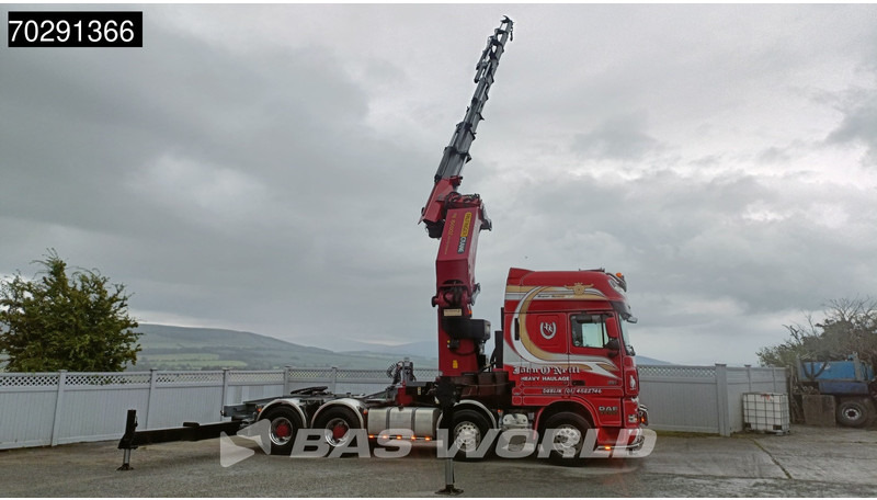 DAF XF105.510 XF 8X4 Palfinger PK150.002 9x Extensions Winch Big-Axle Euro 5 Kran Crane - Vrachtwagen met open laadbak, Kraanwagen: afbeelding 3 DAF XF105.510 XF 8X4 Palfinger PK150.002 9x Extensions Winch Big-Axle Euro 5 Kran Crane - Vrachtwagen met open laadbak, Kraanwagen: afbeelding 3
