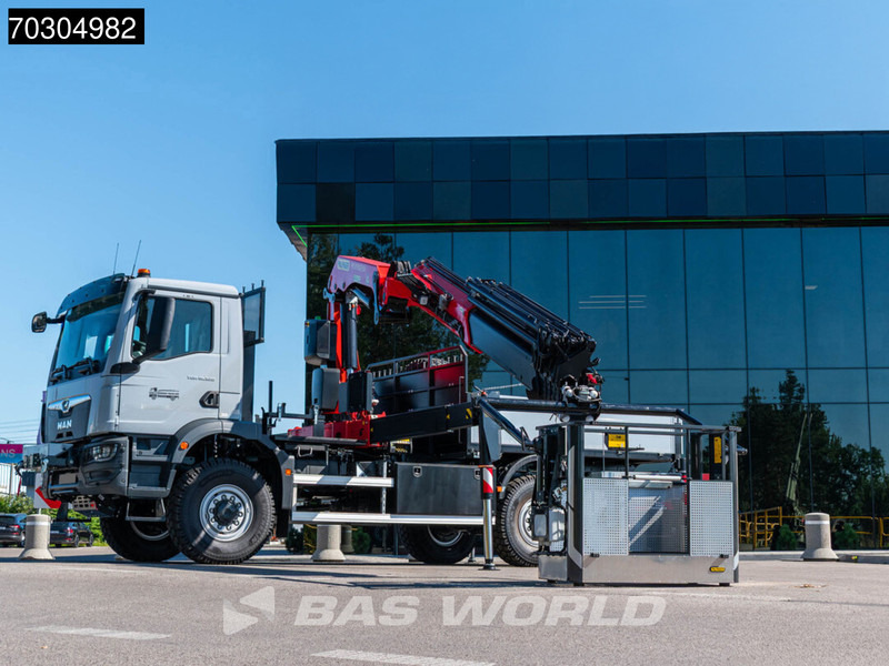 Nieuw Vrachtwagen met open laadbak, Kraanwagen MAN TGM 18.320 4X4 NEW 4x4 Palfinger PK 27002-SH D Crane manbasket Steelsuspension: afbeelding 7 Nieuw Vrachtwagen met open laadbak, Kraanwagen MAN TGM 18.320 4X4 NEW 4x4 Palfinger PK 27002-SH D Crane manbasket Steelsuspension: afbeelding 7