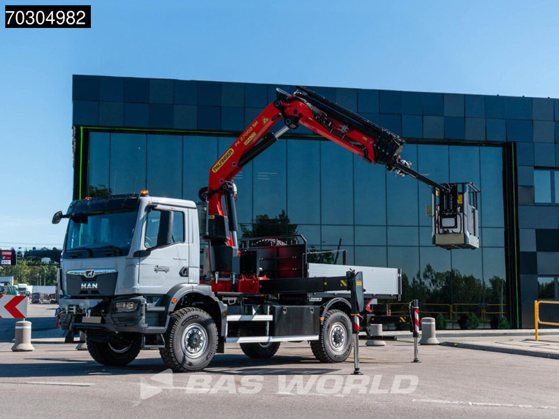 Nieuw Vrachtwagen met open laadbak, Kraanwagen MAN TGM 18.320 4X4 NEW 4x4 Palfinger PK 27002-SH D Crane manbasket Steelsuspension: afbeelding 6 Nieuw Vrachtwagen met open laadbak, Kraanwagen MAN TGM 18.320 4X4 NEW 4x4 Palfinger PK 27002-SH D Crane manbasket Steelsuspension: afbeelding 6